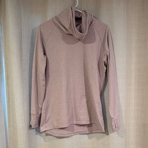 Women's Cowl Neck Sweater - Light Pinkish purple